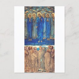 Aufführung Christi durch Edward Burne Jones Postkarte