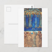 Aufführung Christi durch Edward Burne Jones Postkarte (Vorne/Hinten)