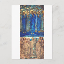 Aufführung Christi durch Edward Burne Jones Postkarte