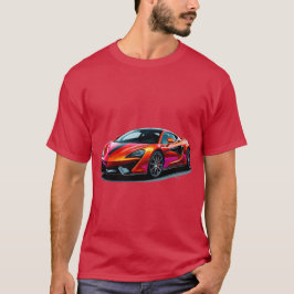 Aufführung eines lebendigen Red Sports Car T-Shirt