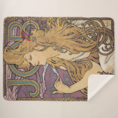 Aufgabe (1896) von Alphonse Mucha Sherpadecke (Vorderseite (Horizontal))
