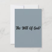 Aufgabe 19:25 KJV Bibelschrift Pic Gruß Karte (Rückseite)