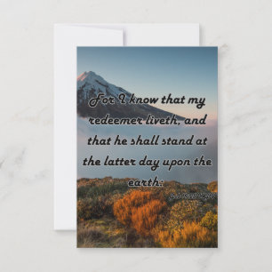 Aufgabe 19:25 KJV Bibelschrift Pic Gruß Karte