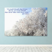 Aufgabe 37:6 Inspirationische Winterlandschaft Leinwanddruck (Insitu (Holzboden))