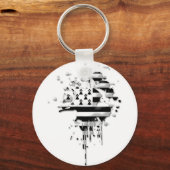 Aufgabe Bretagne Breizh Schlüsselanhänger (Vorderseite)