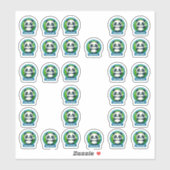 Aufgabe Kumpel! 🐼 Aufkleber (Blatt)