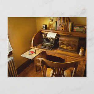 Aufgabe - Typist - Eine Person mit vielen Interess Postkarte