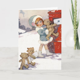 Aufgabe-Weihnachtsbuchstaben durch Agnes Feiertagskarte