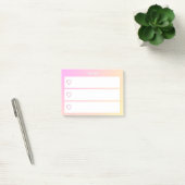 Aufgaben-Checkliste Haftnotizen Post-it Klebezettel (Büro)