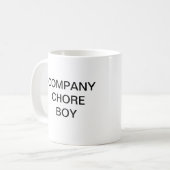 Aufgaben-Jungen-Tasse Kaffeetasse (Vorderseite Links)