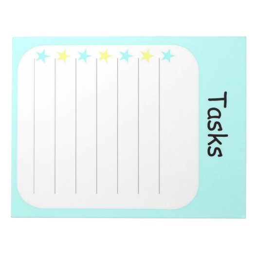 Aufgaben Notepad Notizblock (Vorderseite)