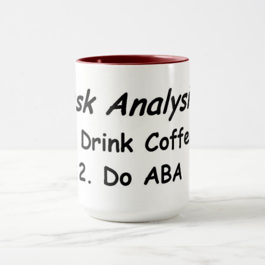 Aufgabenanalyse: Kaffee und ABA Tasse (Zentrum)