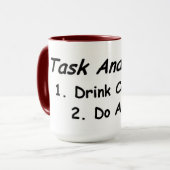 Aufgabenanalyse: Kaffee und ABA Tasse (Vorderseite Links)