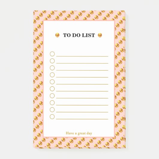 Aufgabenliste Post-it Klebezettel (Vorderseite)