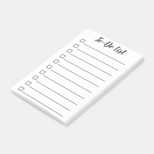 Aufgabenliste Post-it Klebezettel (angewinkelt)