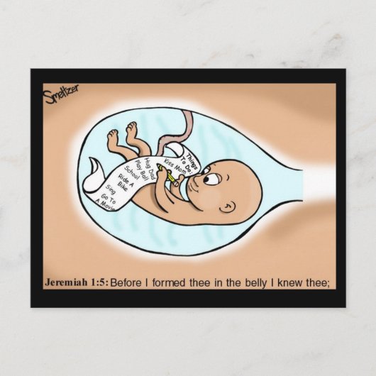 Aufgabenliste Postkarte (Vorderseite)