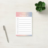 Aufgabenliste - Vaporwave Post-it Klebezettel (Büro)