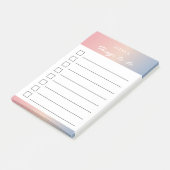 Aufgabenliste - Vaporwave Post-it Klebezettel (angewinkelt)