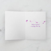 Aufgabetaggartentee mit Muffins Karte (Innenseite)