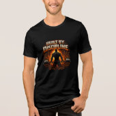 Aufgebaut durch Disziplin Tri-Blend Shirt (Vorderseite)