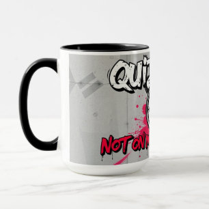 Aufgeben? Nicht in meinem Plan - Motivation Tasse