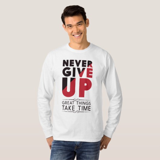 AUFGEBEN T-Shirt (Vorne ganz)