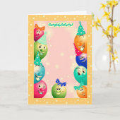 aufgebläht karte (Gelbe Blume)