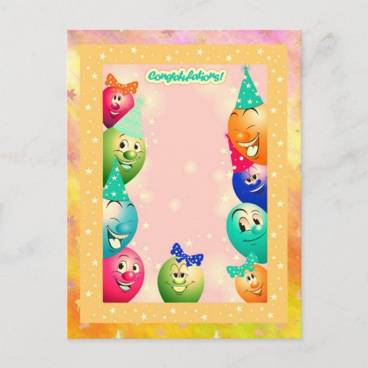 aufgebläht postkarte (Vorderseite)