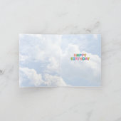 Aufgeblasene Messages Meilensteine 100 - Geburtsta Karte (Innenseite)