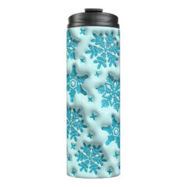Aufgeblasene Schneeflocken Puffy Tumbler: Sip im W Thermosbecher