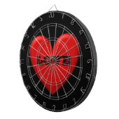 Aufgeblasenes Herz Dartscheibe (Vorderseite rechts)