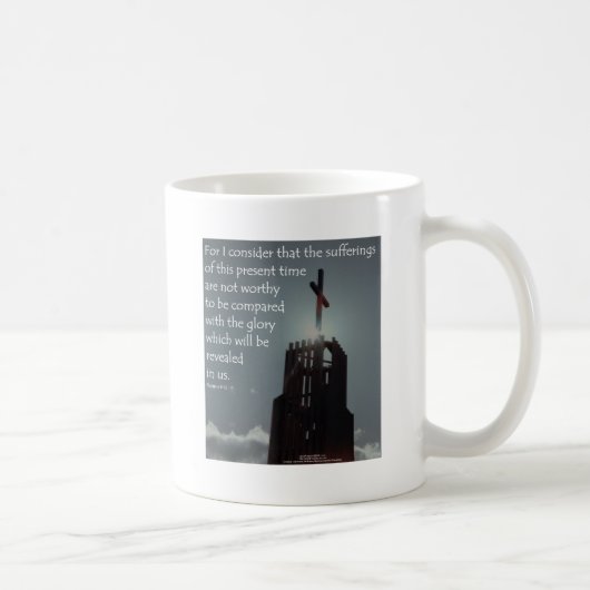 Aufgedeckt zu werden Römer-8:18 Ruhm Kaffeetasse (Rechts)