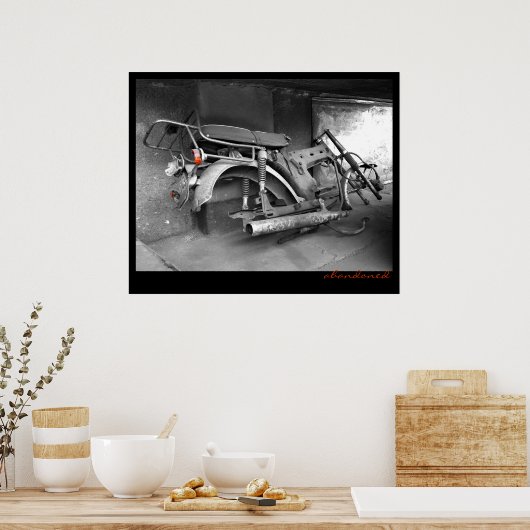 aufgegeben poster (Küche)