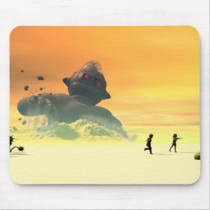Aufgegebene Roboter-Wiederbelebung Mousepad