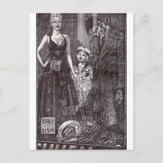 Aufgehängt Postkarte (Vorderseite)