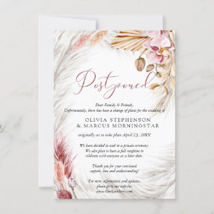 Aufgehängte Hochzeitswasserfarbe Schwarz, rosa Far Einladung