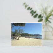 aufgehängter Strand Postkarte (Stehend Vorderseite)