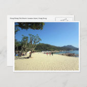 aufgehängter Strand Postkarte (Vorne/Hinten)