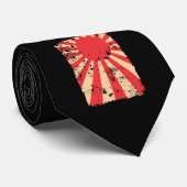 Aufgehende Sonne-Flagge beunruhigtes Krawatte (Gerollt)