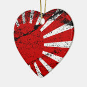 Aufgehende Sonne Keramikornament (Links)