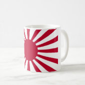 Aufgehende Sonne-Kriegs-Flagge der Kaffeetasse (VorderseiteRechts)