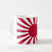 Aufgehende Sonne-Kriegs-Flagge der Kaffeetasse (Vorderseite Links)