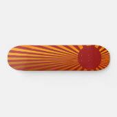 Aufgehende Sonne Skateboard (Horizontal)