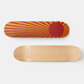 Aufgehende Sonne Skateboard (Horizontal)