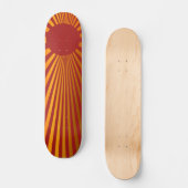 Aufgehende Sonne Skateboard (Vorderseite)