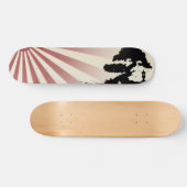 Aufgehende Sonne Skateboard (Horizontal)