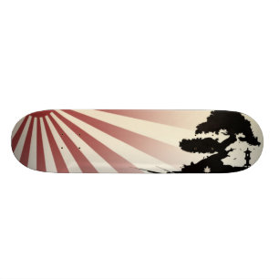 Aufgehende Sonne Skateboard