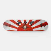Aufgehende Sonne-Skateboard Skateboard (Horizontal)