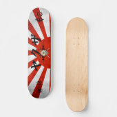 Aufgehende Sonne-Skateboard Skateboard (Vorderseite)