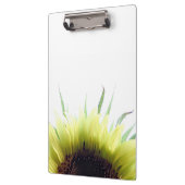 Aufgehende Sonnesonnenblume Klemmbrett (Links)